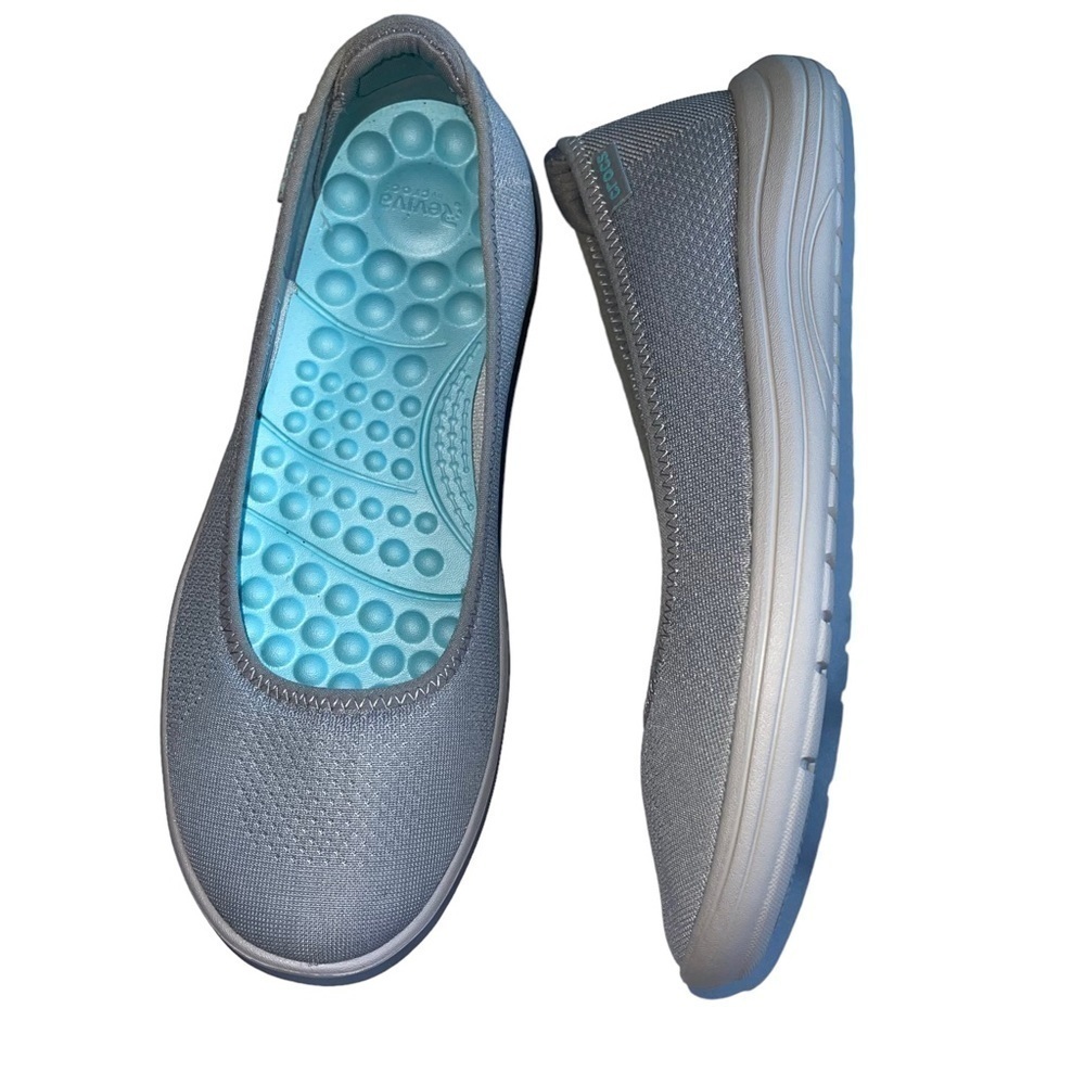 Crocs Reviva Flats Women’s Size 7 Slip-on Gray comfort Shoes